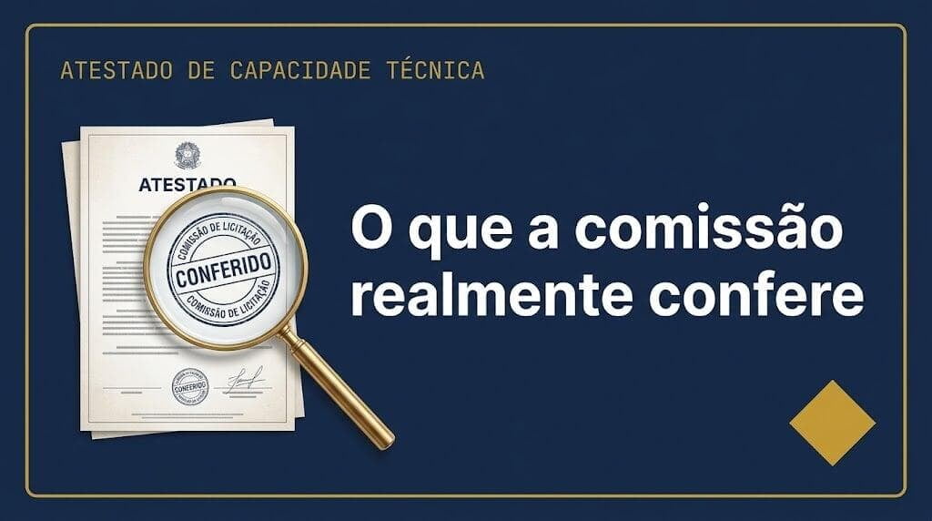 O que é atestado de capacidade técnica (e o que a comissão realmente confere)